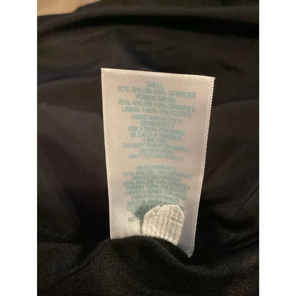 Black Kona Sol One Piece Bathing Swimsuit 22W